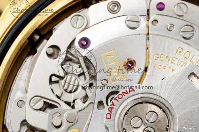 QF Dial Rubber Oysterflex on Daytona SA4130 Edition 1:1 Best Black Strap 116518 0409